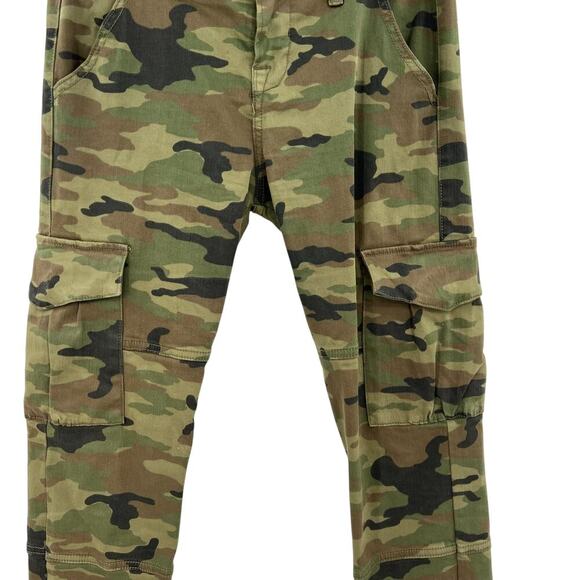 NSF Vincent Camo Skinny Leg Cargo Pant Deep Olive Camo Print Green Size 26 - Picture 5 of 13